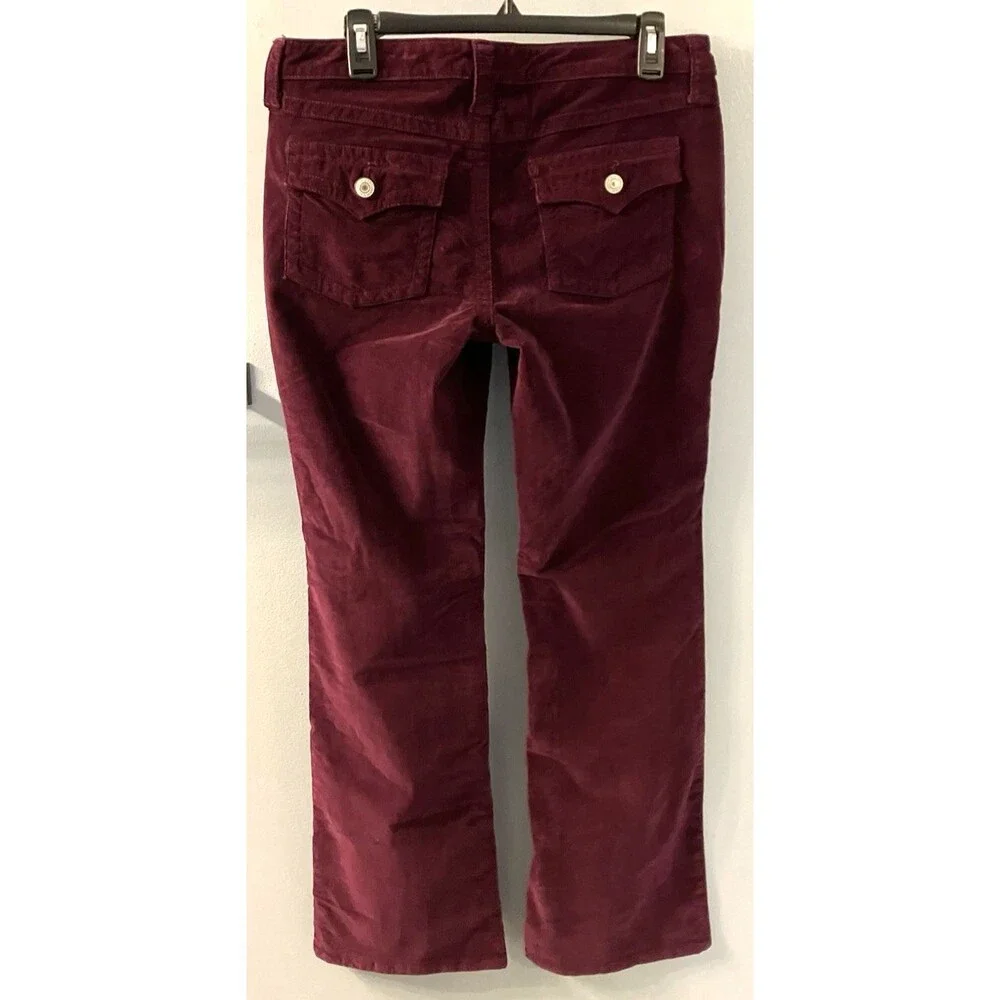 London Jeans Magenta Corduroy Pants Size 10 Tall - Picture 7 of 7